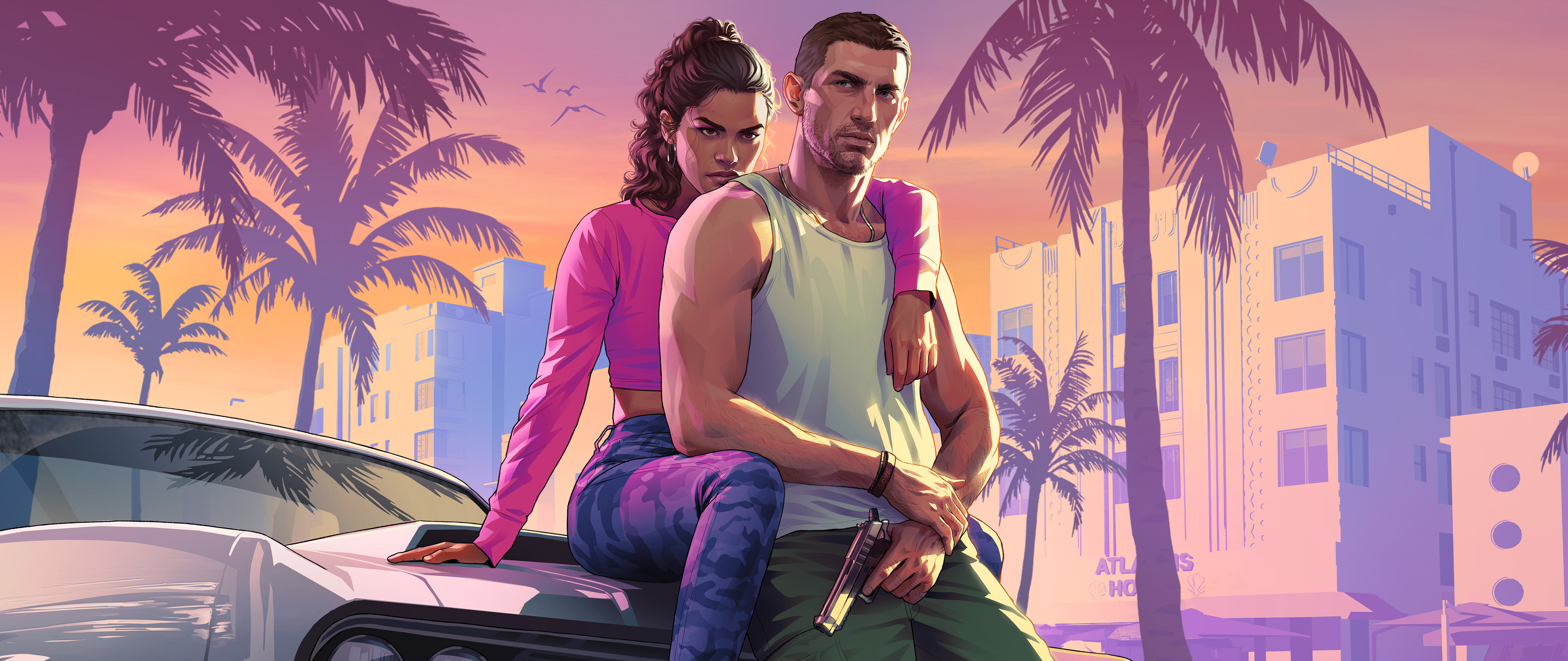 Jason and Lucia, the two leads of Grand Theft Auto VI
