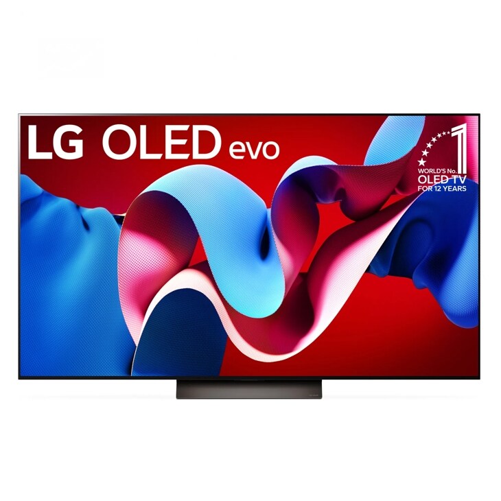 LG C4 OLED television shown from the front